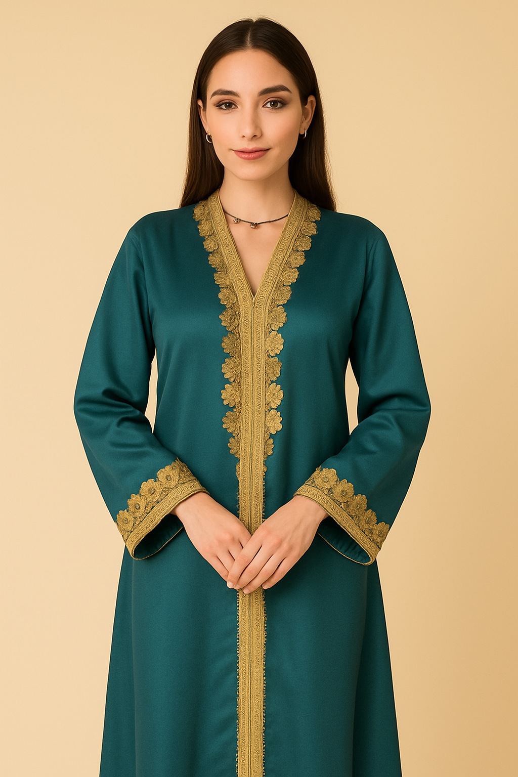 GOLDEN BLOOM KAFTAN