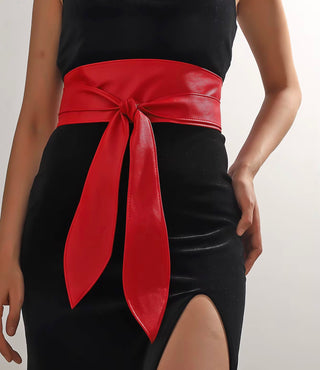 Satin Luxe Wrap Belt