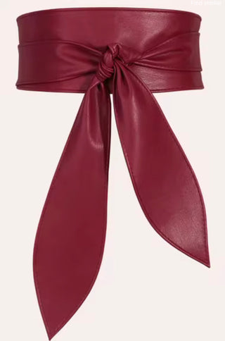 Satin Luxe Wrap Belt
