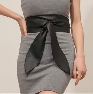 Satin Luxe Wrap Belt